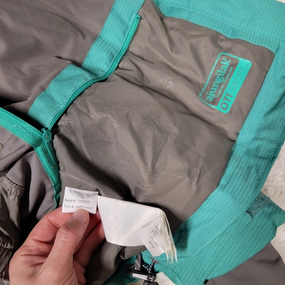 Mammut Stony HS Thermo Ski Jacket Blue Green Womens Size L - Picture 9 of 9